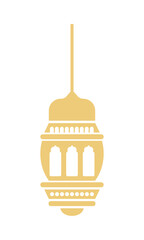 golden lamp hanging