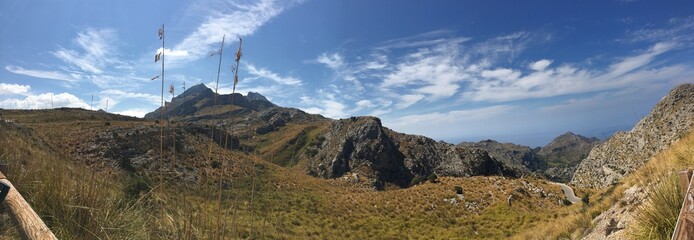 panorama of the mountains