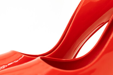red heel shoes