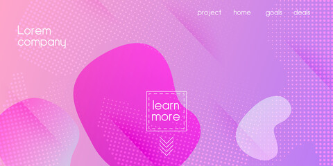 Liquid Purple Background. Modern Gradient Shapes