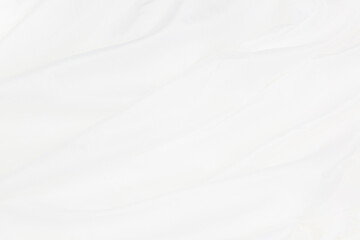 White cloth background abstract with soft waves.