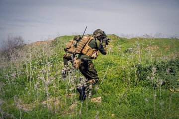 Norwegian soldiers in camouflage. Norway