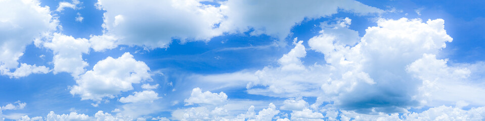 blue sky background with tiny clouds. panorama,Abstract white cloud and blue sky texture background