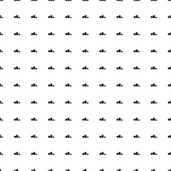 Square seamless background pattern from black winners podium symbols. The pattern is evenly filled. Vector illustration on white background