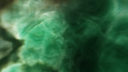 Space background with realistic nebula and shining stars. Colorful cosmos with stardust and milky way. Magic color galaxy. Infinite universe and starry night. 3d render
