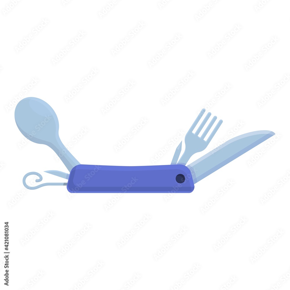 Poster compact multitool icon. cartoon of compact multitool vector icon for web design isolated on white ba