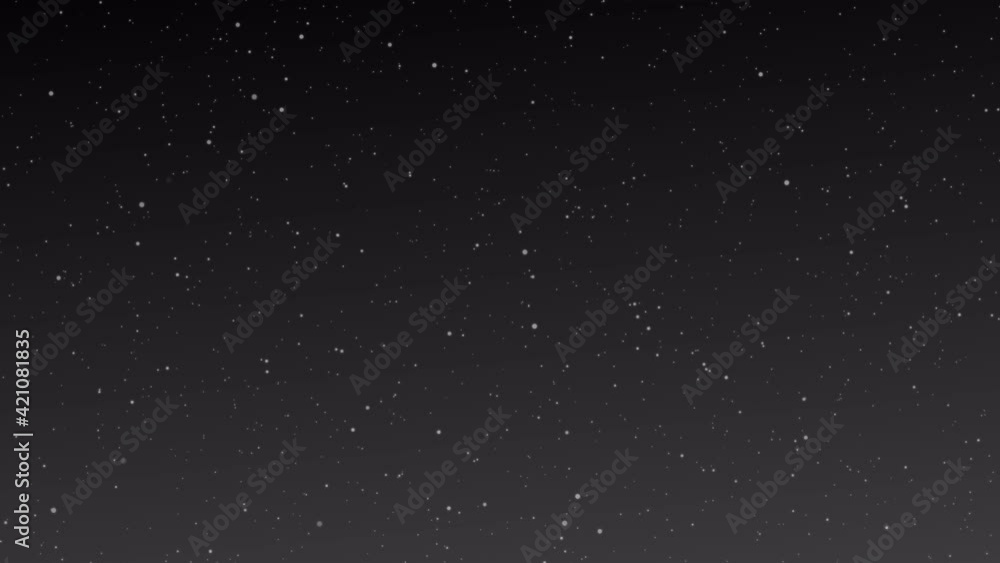 Wall mural shinny stars animation on black background.graphic motion overlay effect loop with galaxy sky twinkl