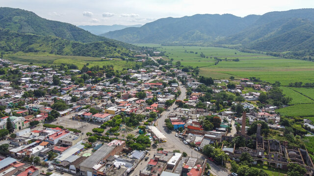 Paisaje rural en Jalisco Mexico