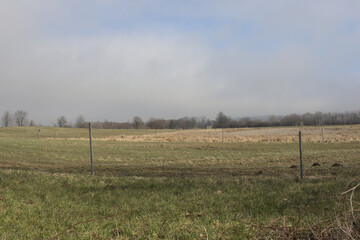 A view over the field