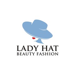 Lady Hat logo design