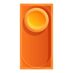 Slide button interface icon. Cartoon of Slide button interface vector icon for web design isolated on white background