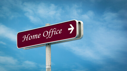 Street Sign Home Office