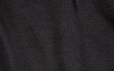 Black fabric texure pattern background