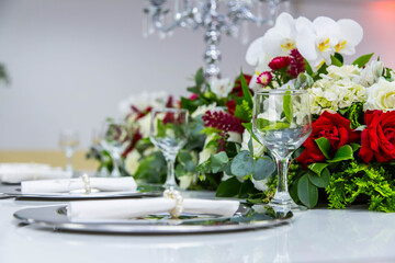 wedding table setting
