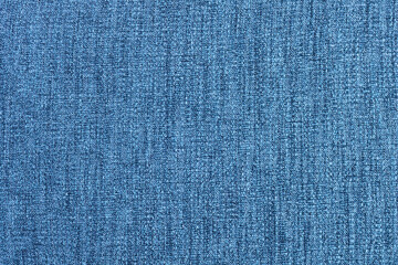 Blue cloth. Uneven weave. Can be used as background