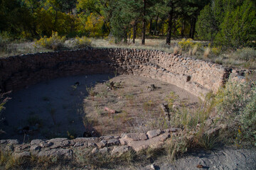 Fototapeta na wymiar Bandelier National Monument in New Mexico