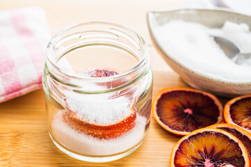 料理　ブラッドオレンジコンフィー