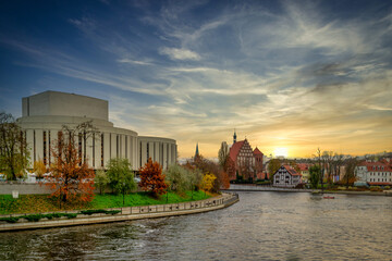 Obraz premium Historic city center of Bydgoszcz, Poland. 