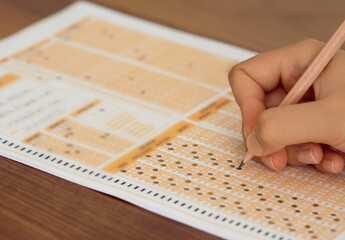 mark up the exam paper exam moment