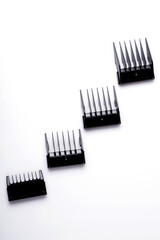 hair clipper close-up. hair clipper on white background