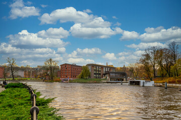 Historic city center of Bydgoszcz, Poland. 