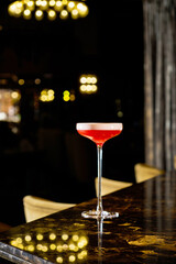 tasty cocktail on the table