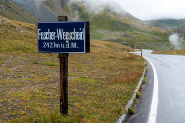 Fuscher-Wegscheid, Gro&szlig;glockner-Hochalpenstra&szlig;e, &Ouml;sterreich