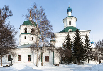 Znamensky Monastery in  Irkutsk, Russia