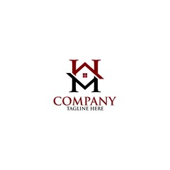 letter H home logo design