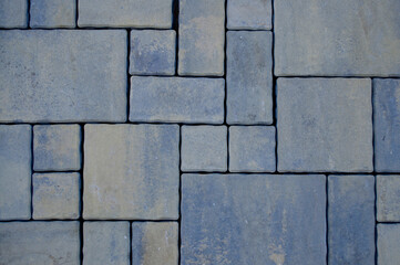 texture of gray square brick, background
