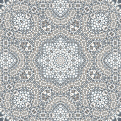 Tile azulejos mosaic seamless pattern, oriental ethnic patchwork