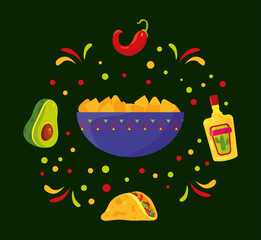 mexican food icons
