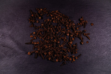 sesame seeds on white background