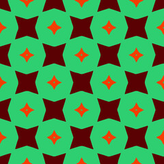  Geometric vector pattern with triangular elements. Seamless abstract ornament for wallpapers and backgrounds. 