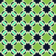  Geometric vector pattern with triangular elements. Seamless abstract ornament for wallpapers and backgrounds. 