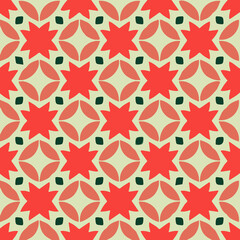  Geometric vector pattern with triangular elements. Seamless abstract ornament for wallpapers and backgrounds. 