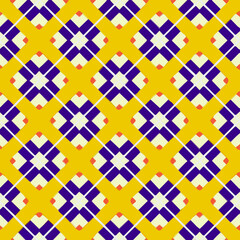  Geometric vector pattern with triangular elements. Seamless abstract ornament for wallpapers and backgrounds. 