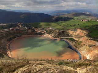 Orovalle Minerals, gold mining in Boinas valley, Belmonte de Miranda, Asturias, Spain