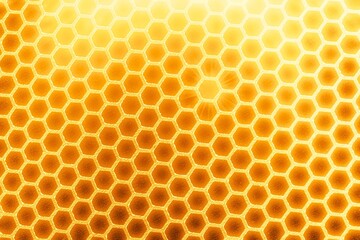 Background with honeycombs, pattern of honey.