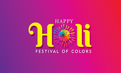 Indian festival for Happy Holi card