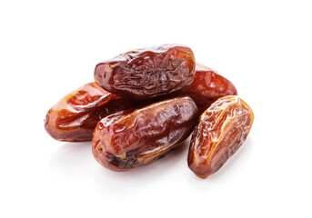 Dates isolated on white background