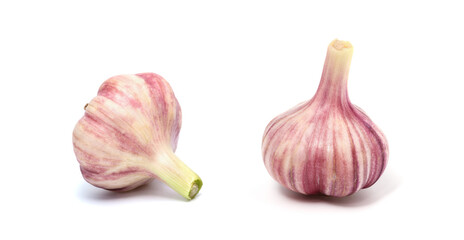 Garlic isolated on white background