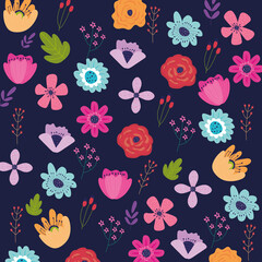 flowers garden pattern