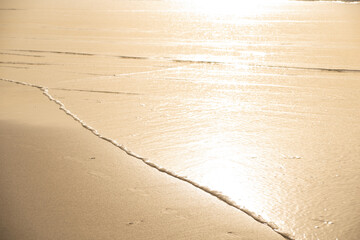 Sun reflecting in water