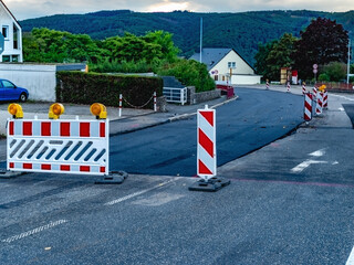 street repair in the city