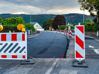 street repair in the city