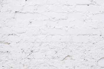 A fragment of an ancient white brick wall. Texture, Pattern, Background