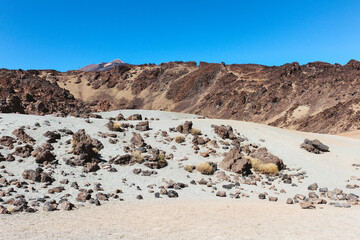 Mars landscape in Teide National Park, Tenerife, Canary Islands