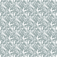 Illustration of a seamless background with a floral pattern
