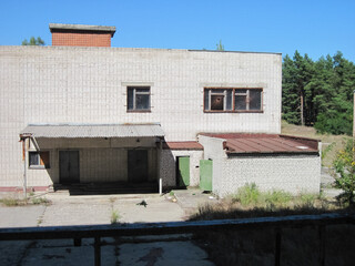 Abandoned residential buildings in village of Orbita near the Ch © Deniz
